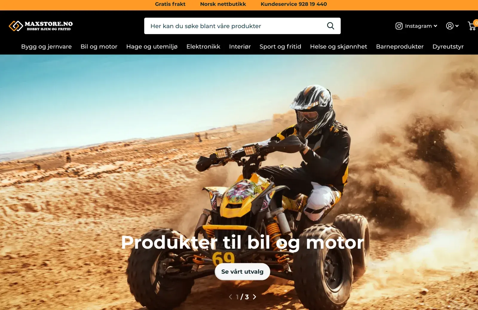 Forside av Maxstore